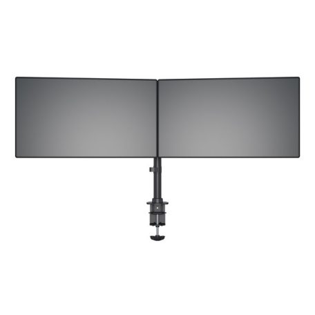 MULTIBRACKETS Asztali konzol (2 képernyős rögzítőkar), M Deskmount Basic Dual (15-27", max.VESA: 100x100 mm, 10 kg)