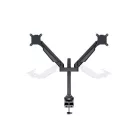 MULTIBRACKETS 2 karos asztali konzol, M VESA Gas Lift Arm Dual Black HD (15-32", max.VESA: 100x100 mm, 21 kg)