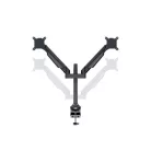 MULTIBRACKETS 2 karos asztali konzol, M VESA Gas Lift Arm Dual Black HD (15-32", max.VESA: 100x100 mm, 21 kg)