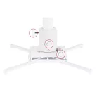 MULTIBRACKETS Mennyezeti konzol, M Universal Projector Ceiling mount 600-1000 with Fine tune
