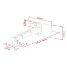 MULTIBRACKETS Projektor konzol, M Projector Mount Short Throw Deluxe 300-700 Medium