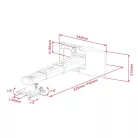 MULTIBRACKETS Projektor konzol, M Projector Mount Short Throw Deluxe 600-1300 Large