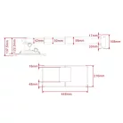 MULTIBRACKETS Projektor konzol, M Projector Mount Short Throw Deluxe 600-1300 Large