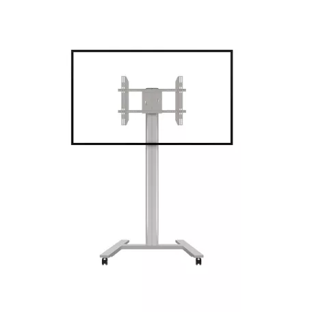 MULTIBRACKETS Gurulós padlóállvány, M Public Display Stand 180 HD Single Silver (55-80", max.VESA: 800x500 mm, 60 kg)