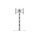 MULTIBRACKETS Padlóállvány, M Display Stand 180 Single Silver w. Floorbase (24-65", max.VESA: 700x400 mm, 50 kg)