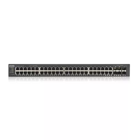 ZYXEL Switch 44x1000Mbps + 4xGigabit kombó SFP+ 2xGigabit SFP, Fémházas Menedzselhető (48GbE port), GS1920-48V2-EU0101F