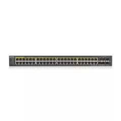   ZYXEL Switch 44x1000Mbps (44xPOE) + 4xGigabit kombó SFP+ 2xGigabit SFP, Fémházas Menedzselhető (48GbE POE port), GS1920-