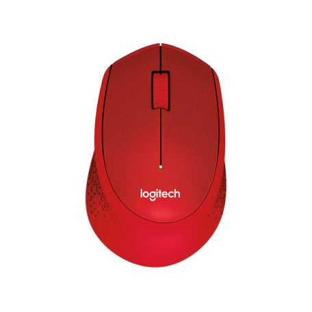 LOGITECH Egér - M330 Silent Plus Vezeték Nélküli Optikai, Piros