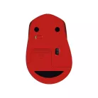 LOGITECH Egér - M330 Silent Plus Vezeték Nélküli Optikai, Piros