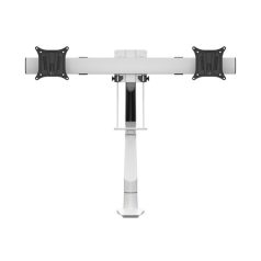   MULTIBRACKETS Gas Lift asztali konzol (2 képernyős rögzítőkar), M VESA Gas Lift Arm Single White w. Duo Crossbar (15-28"