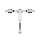 MULTIBRACKETS Gas Lift asztali konzol (2 képernyős rögzítőkar), M VESA Gas Lift Arm Single White w. Duo Crossbar (15-28"