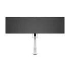 MULTIBRACKETS Gas Lift asztali konzol (2 képernyős rögzítőkar), M VESA Gas Lift Arm Single White w. Duo Crossbar (15-28"