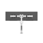 MULTIBRACKETS Gas Lift asztali konzol (2 képernyős rögzítőkar), M VESA Gas Lift Arm Single White w. Duo Crossbar (15-28"