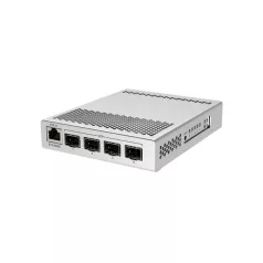   MIKROTIK Switch/Router 1x1000Mbps + 4x10Gbit SFP+, Asztali, CRS305-1G-4S+IN