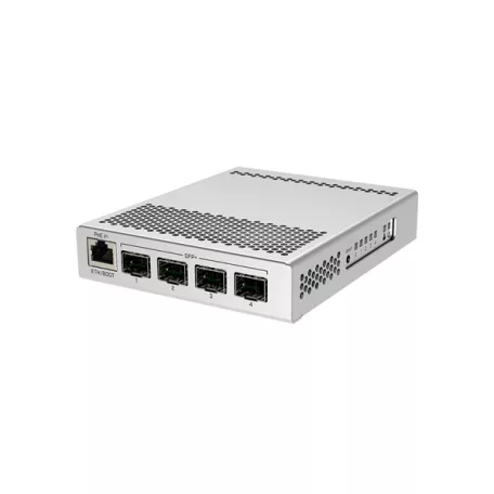 MIKROTIK Switch/Router 1x1000Mbps + 4x10Gbit SFP+, Asztali, CRS305-1G-4S+IN