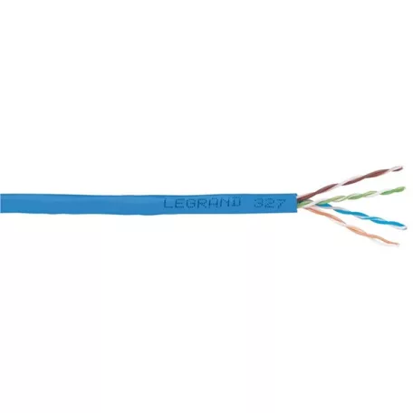 LEGRAND fali kábel réz Cat6 árnyékolatlan (U/UTP)4 érpár (AWG23) LSZH (LSOH) kék d:6.1mm 305mkartondoboz LCS2