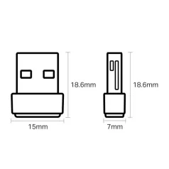   TP-LINK Wireless Adapter USB Dual Band AC600, Archer T2U NANO
