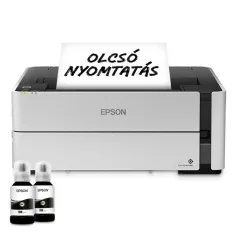   EPSON Tintasugaras nyomtató - EcoTank M1170 (A4, 1200x2400 DPI, 39 lap/perc, USB/LAN/Wifi)