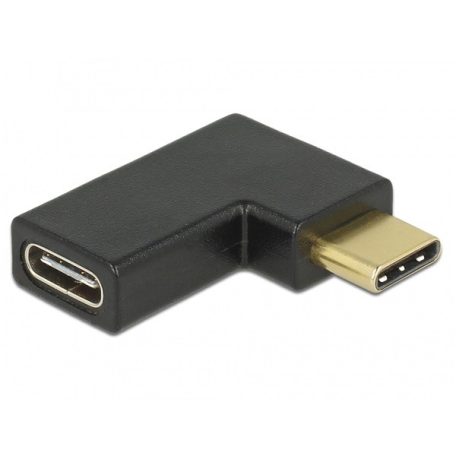 DELOCK Átalakító USB 10 Gbps Type-C male > female 90 fokos bal / jobb