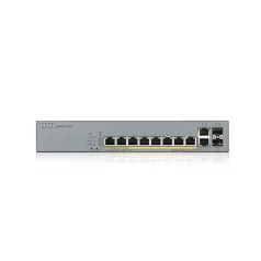  ZYXEL Switch 10x1000Mbps (8xPOE) + 2xGigabit SFP Menedzselhető Rackes, GS1350-12HP-EU0101F