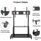 TECHLY ICA-TR30 gurulós padlóállvány 55-100" LED/LCD kijelzőkhöz