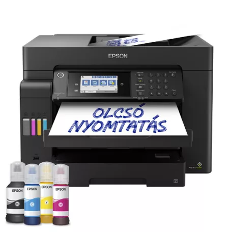 EPSON Tintasugaras nyomtató - EcoTank L15160 (A3+, MFP, színes, 4800x2400 DPI, 32 lap/perc, USB/LAN/Wifi)