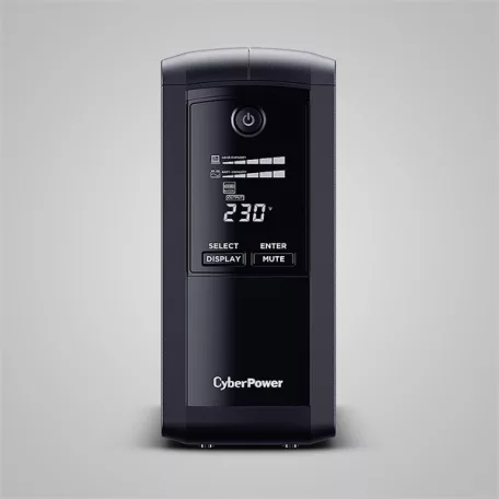 CYBERPOWER UPS VP1000ELCD (4x Schuko) 1000VA 550W 230V szünetmentes tápegység + USB LINE-INTERAKTÍV