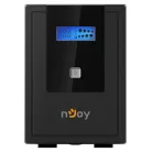 NJOY Szünetmentes 1500VA - Cadu 1500 (4 Schuko, line-interaktív, USB menedzsment, RJ11/45 vonalvédelem(1Gb/s), fekete)
