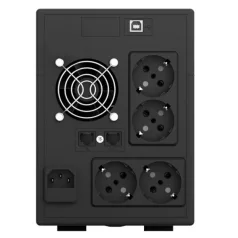   NJOY Szünetmentes 1500VA - Cadu 1500 (4 Schuko, line-interaktív, USB menedzsment, RJ11/45 vonalvédelem(1Gb/s), fekete)