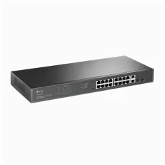   TP-LINK Switch 18x1000Mbps (16xPOE+) + 2xGigabit SFP, TL-SG1218MP