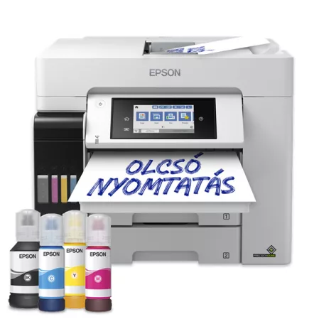 EPSON Tintasugaras nyomtató - EcoTank L6580 (A4, MFP, színes, 4800x2400 DPI, 32 lap/perc, USB/LAN/Wifi)