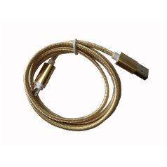   BLACKBIRD Lightning Adatkábel 1m, Arany 2A (Extra erős anyagból)