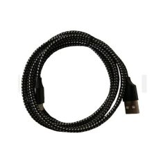   BLACKBIRD Type-C USB Adatkábel 2m, Fekete 2A (Extra erős anyagból)