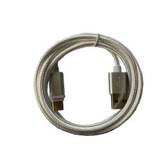   BLACKBIRD Lightning Adatkábel 1m, Ezüst 2A (Extra erős anyagból)