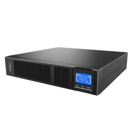 NJOY Szünetmentes Balder 1000, 1000VA, 1000W, Online rack (2U), LCD display