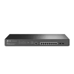   TP-LINK Switch 8x2.5Gbps (8xPOE+) + 2x10G SFP+ + 1xkonzol port + 1xUSB, Menedzselhető, SG3210XHP-M2