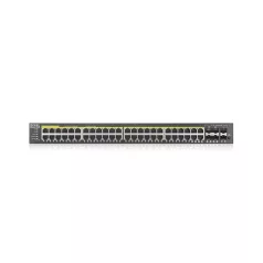   ZYXEL Switch 44x1000Mbps (44xPOE) + 4xGigabit kombó SFP + 2xGigabit SFP, Menedzselhető Rackes, GS2220-50HP-EU0101F
