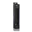WHITE SHARK BLACK KNIGHT fekete gamer egérpad (400x300x3 mm)