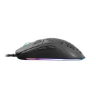 WHITE SHARK GM-5007B GALAHAD gamer egér, fekete, 6400 dpi