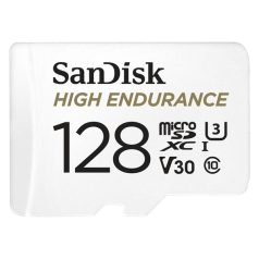   SANDISK 183567, MICRO SDXC KÁRTYA HIGH ENDURANCE 128GB, 100 MB/S, C10, U3, V30