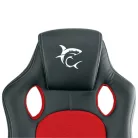 WHITE SHARK KINGS THRONE gamer szék fekete/piros