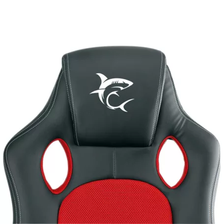WHITE SHARK KINGS THRONE gamer szék fekete/piros