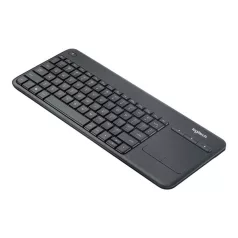   LOGITECH Billentyűzet - K400 Plus Vezeték Nélküli Touch Fekete, US