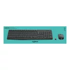 LOGITECH Billentyűzet + egér - MK235 Vezeték Nélküli Combo, US