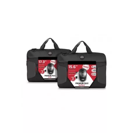 PORT DESIGNS Notebook táska vezeték nélküli egérrel 501873, PREMIUM PACK : Laptop case & wireless mouse 14/15.6"