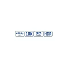   ROLINE kábel HDMI 10K Ultra high speed,10K@30Hz, 5K@120Hz, 4K@240Hz. HDMI 2.1., 2m