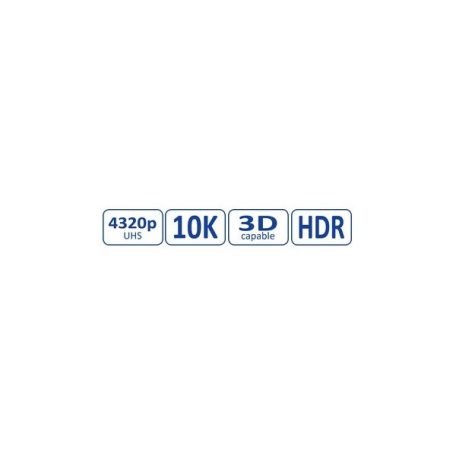 ROLINE kábel HDMI 10K Ultra high speed,10K@30Hz, 5K@120Hz, 4K@240Hz. HDMI 2.1., 2m