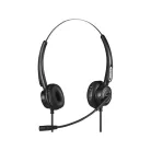 SANDBERG Headset mikrofonnal, USB+RJ9/11 Headset Pro Stereo