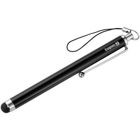 SANDBERG Stylus érintőtoll,  Touchscreen Stylus Pen Saver, gumi végződés, tartozék szalag, 5 év garancia
