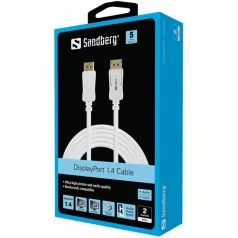 SANDBERG DisplayPort kábel, DisplayPort 1.4 8K60Hz 2m